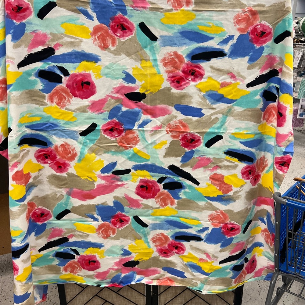 Kate Spade Floral Multicolor Shower Curtain - Picture 3 of 3